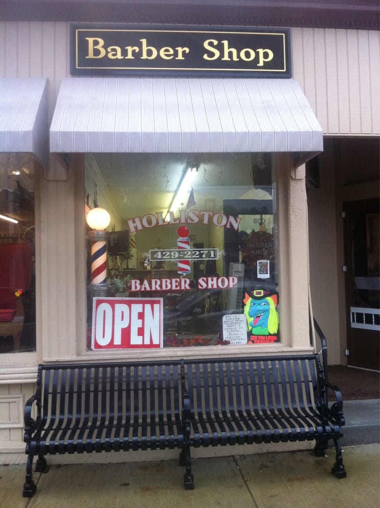 Holliston Barber Shop Logo