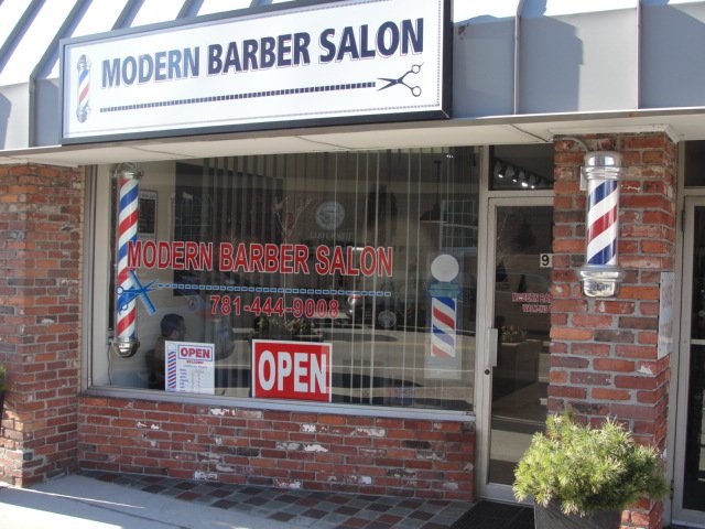 Modern Barber Salon Logo